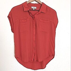Lucky Brand Boho Safari Blouse size Small